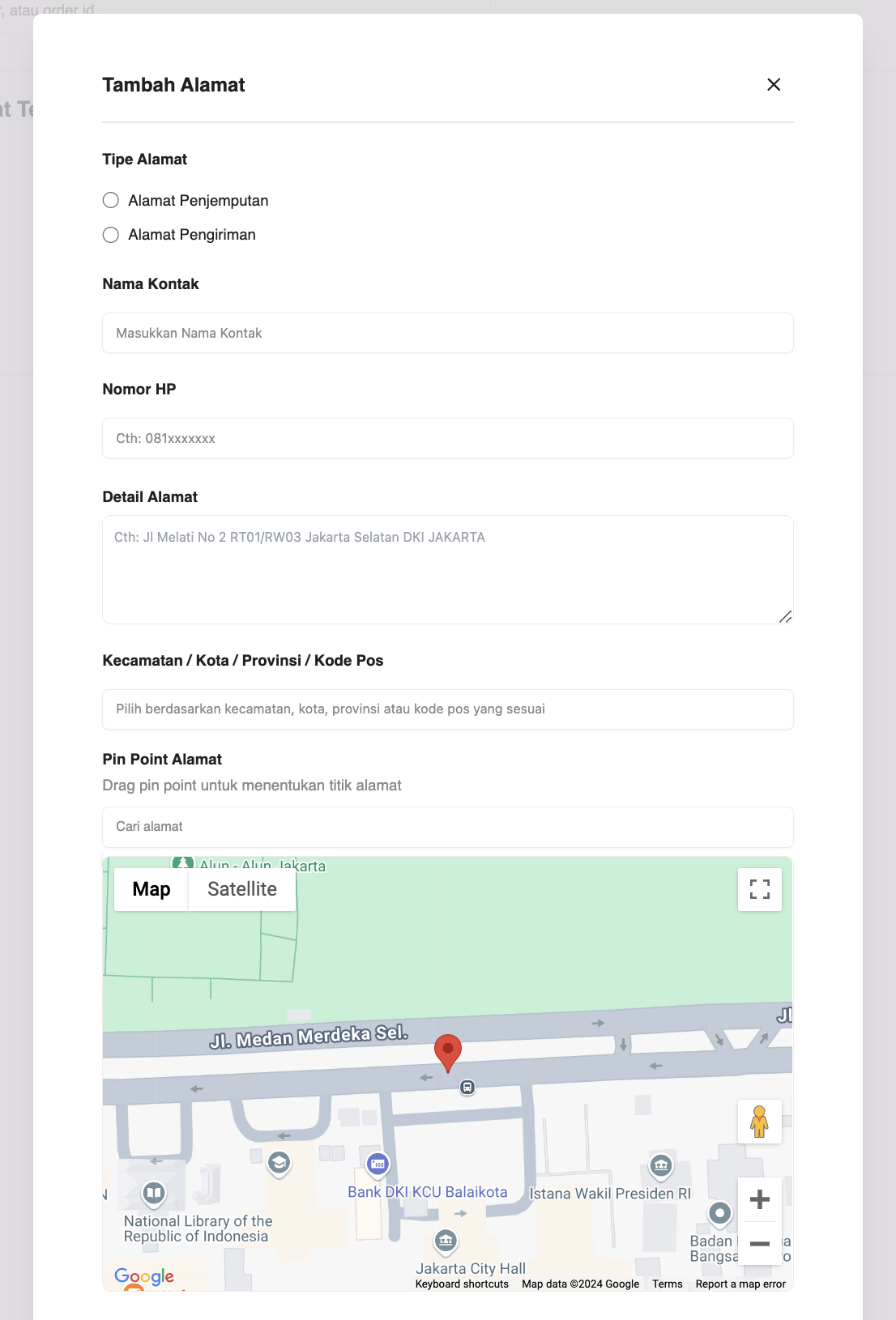 Address Form