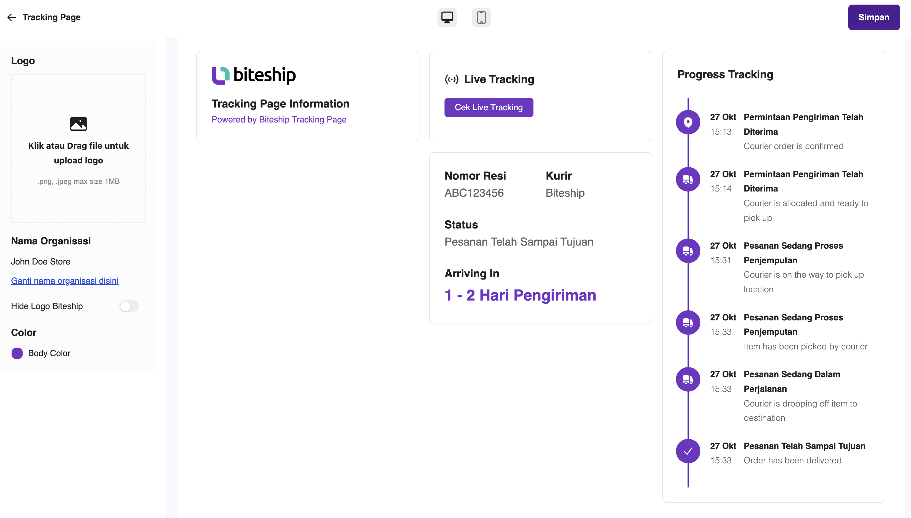 customize tracking page.png